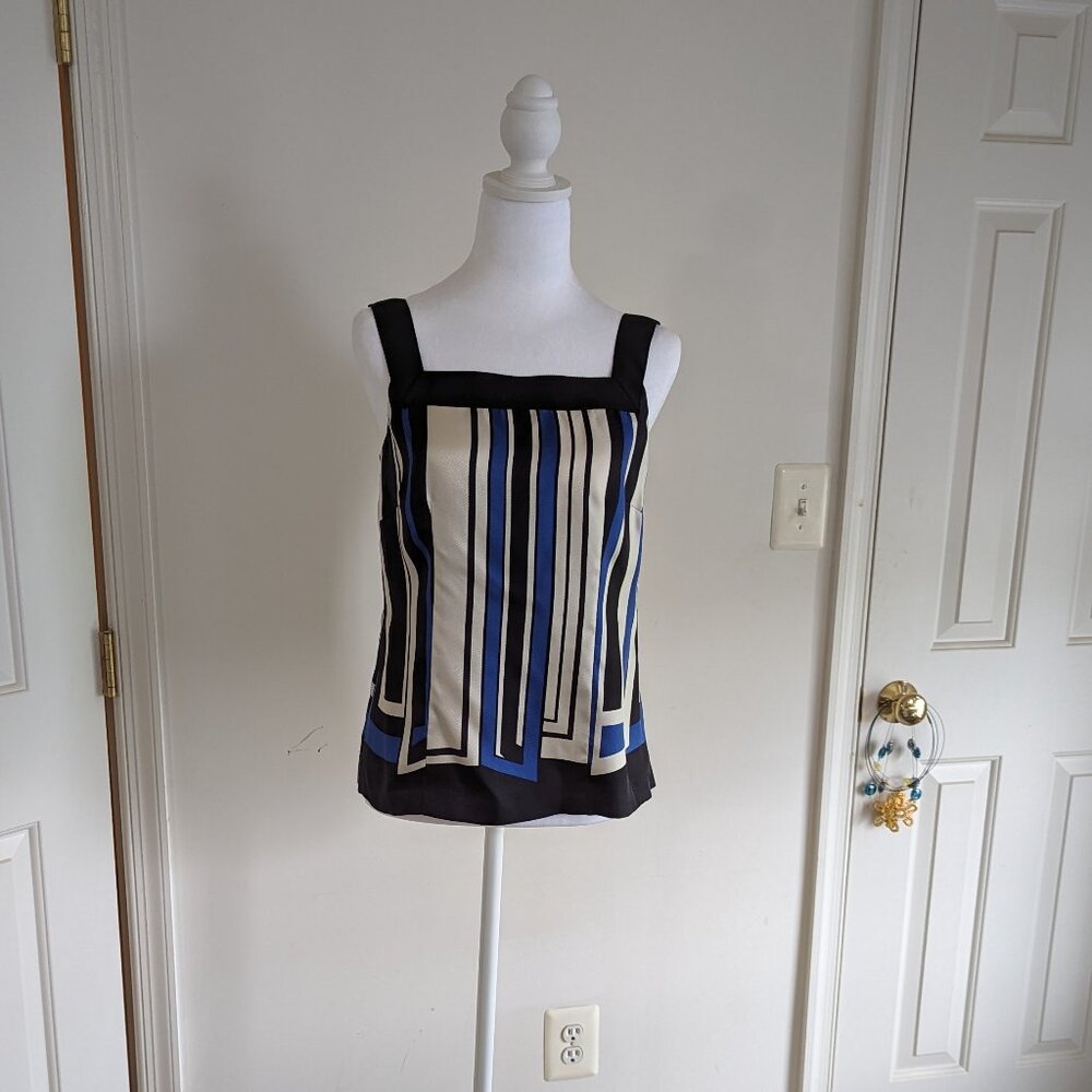 AnnTaylor 100 % silk sleeveless top- Size 0